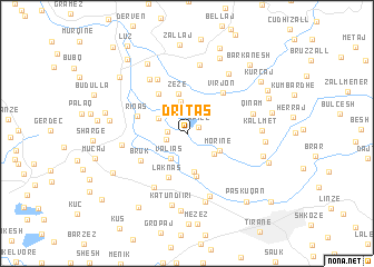 map of Dritas