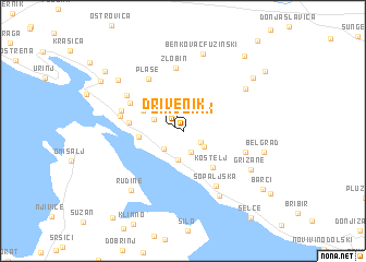 map of Drivenik