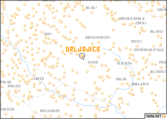 map of Drljajice