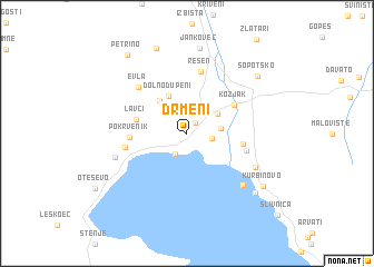map of Drmeni