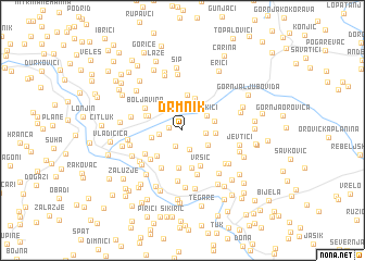 map of Drmnik