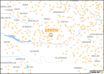 map of Drmnik