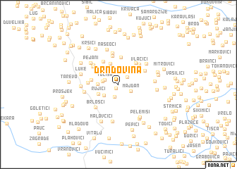 map of Drndovina