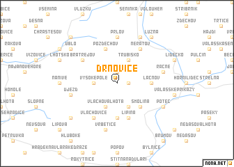 map of Drnovice