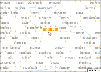 map of Droblin