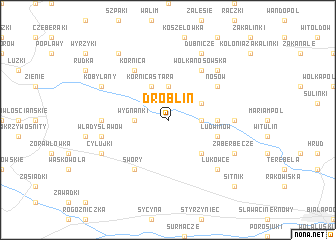 map of Droblin