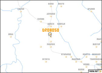 map of Droboso