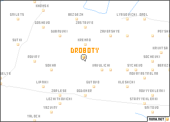 map of Droboty