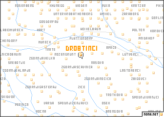 map of Drobtinci