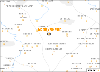 map of Drobyshëvo