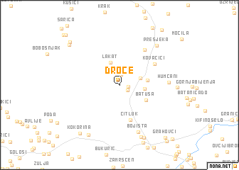 map of Droce