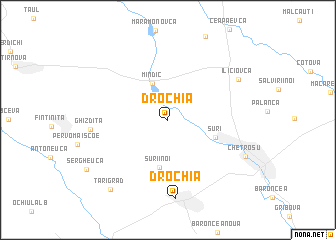 map of Drochia