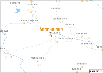 map of Drochilovo