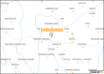 map of Drodougou