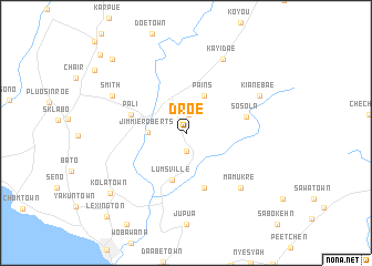 map of Droe