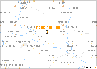 map of Drogichuvka