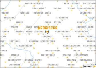 map of Drogiszka