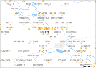 map of Drögnitz