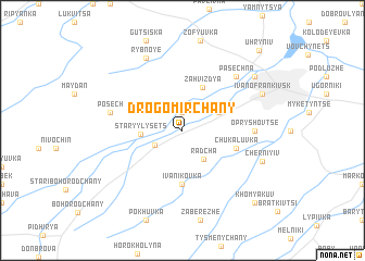 map of Drogomirchany