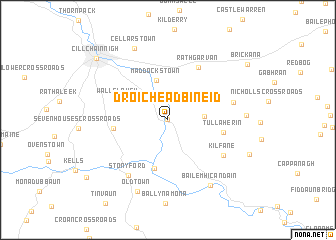 map of Droichead Binéid