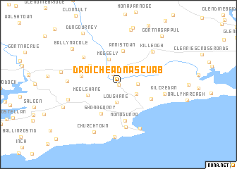 map of Droichead na Scuab