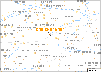 map of Droichead Nua