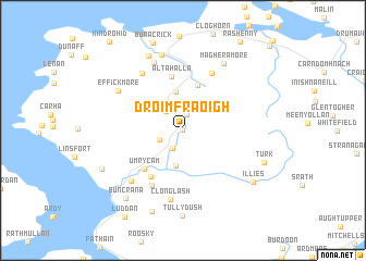 map of Droim Fraoigh