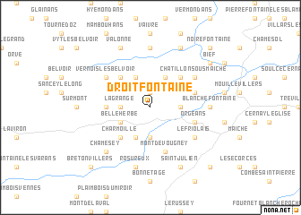 map of Droitfontaine