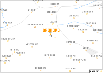 map of Drokovo