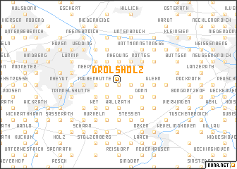 map of Drölsholz