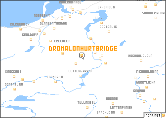 map of Dromalonhurt Bridge