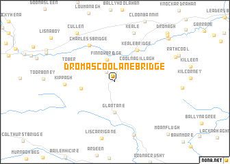 map of Dromascoolane Bridge