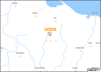 map of Drome