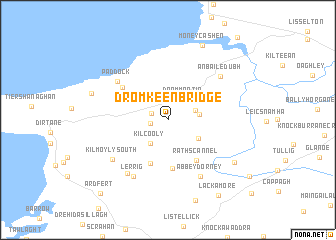 map of Dromkeen Bridge