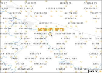map of Drommelbeck