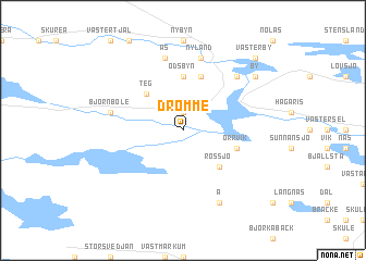 map of Drömme