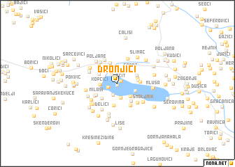 map of Dronjići