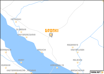 map of Dronʼki