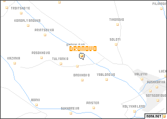 map of Dronovo