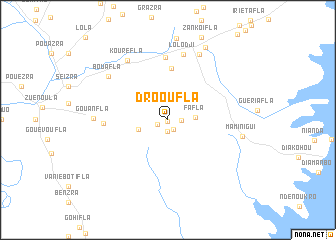 map of Drooufla
