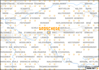 map of Dröschede