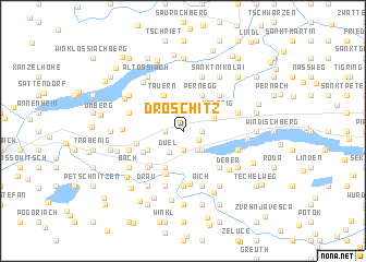 map of Dröschitz