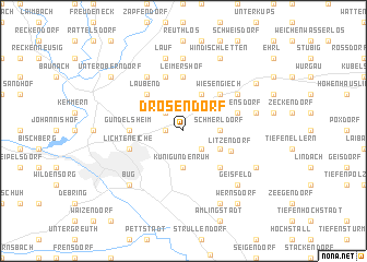 map of Drosendorf