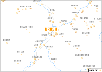 map of Drosh