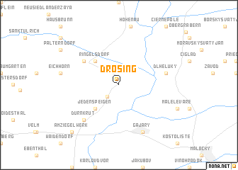 map of Drösing