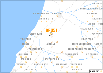 map of Drosi