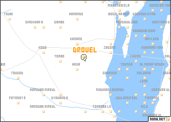 map of Drouel