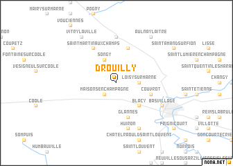 map of Drouilly