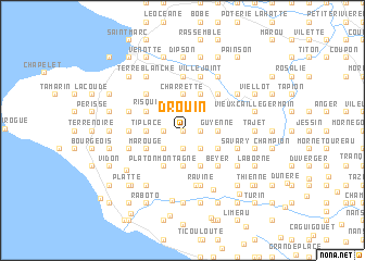 map of Drouin