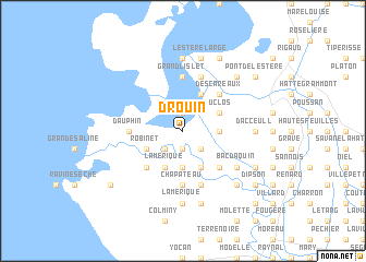 map of Drouin